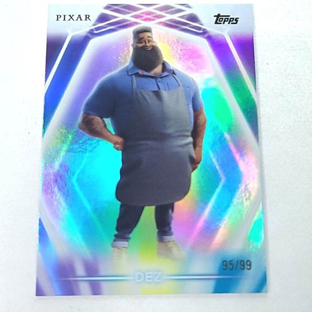 Dez Topps 2026 Disney Neon Holo Parallel Refractor Limited 95/99